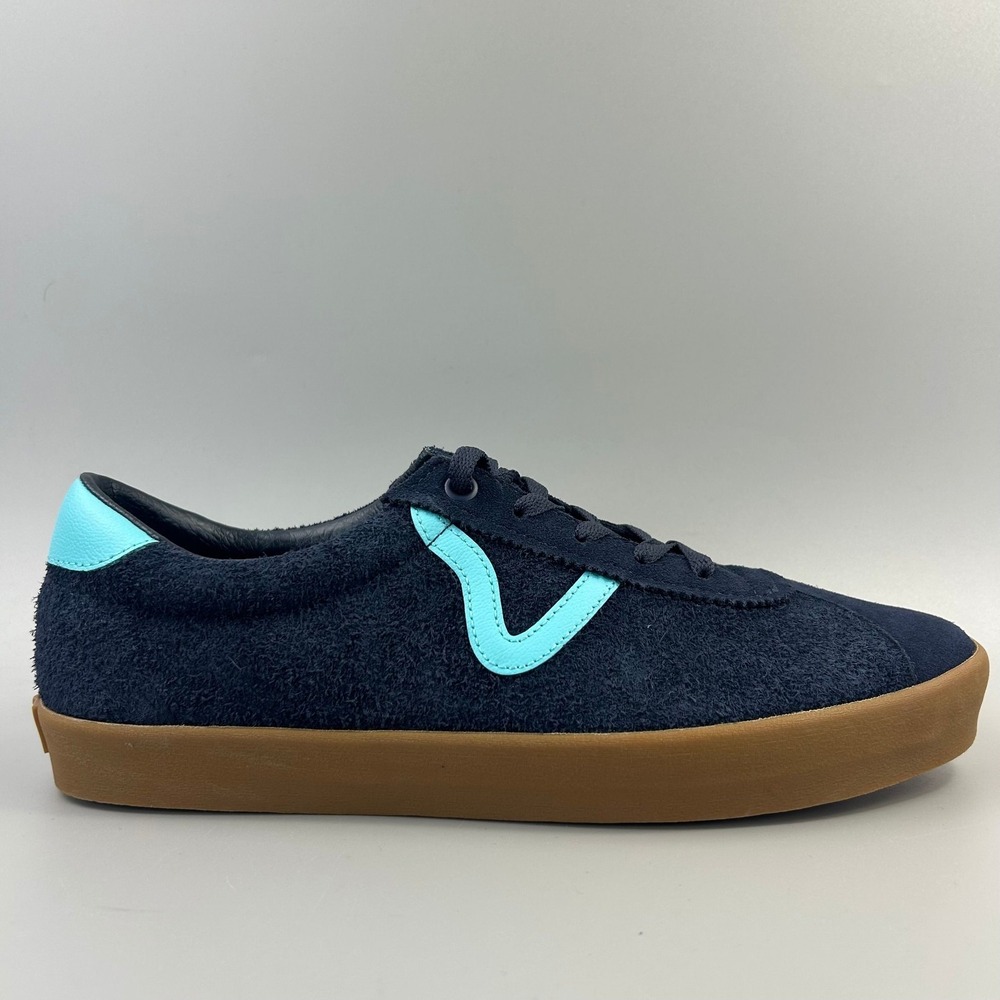 Vans Sport Low Men Size 9.5 Blue Gum Suede Skate Shoes NEW